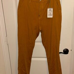 Women's Mustard Straight Leg Pants 32 TALL